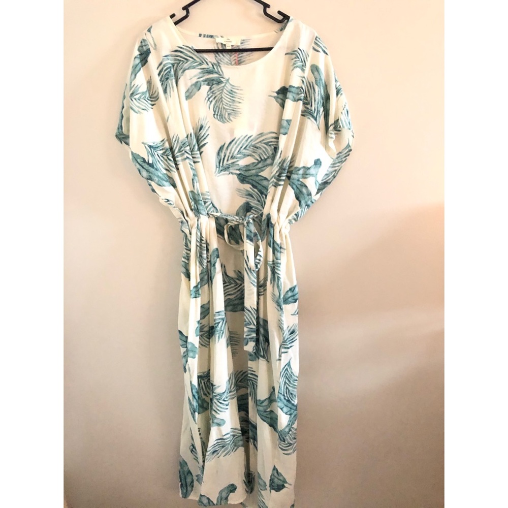 Entro Palm Print Dress